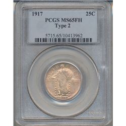 1917 Standing Liberty Quarter Coin PCGS MS65FH