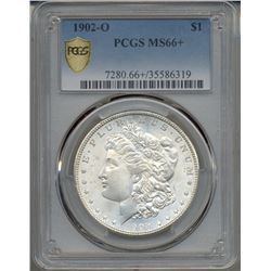 1902-O $1 Morgan Silver Dollar Coin PCGS MS66+
