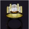 Image 8 : 18KT Yellow Gold 2.01ctw Diamond Ring