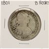 Image 1 : 1801 Mexico Carlous IIII 8 Reales Silver Coin