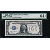 Image 1 : 1928C $1 Silver Certificate PMG 64EPQ