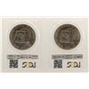 Image 2 : Lot of (2) 1976-D Type 3 Eisenhower Dollar Coins PCGS MS65 Type 2