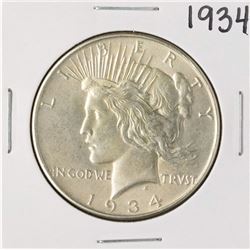 1934 $1 Peace Silver Dollar Coin