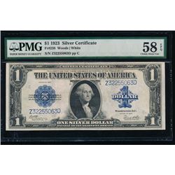 1923 $1 Silver Certificate PMG 58EPQ