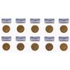 Lot of (10) 1873-S Closed 3 $20 Liberty Head Double Eagle Gold Coins PCGS XF40
