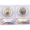 Image 2 : Lot of (2) 2008 Presidential Oath Dollar Coins ANACS MS65