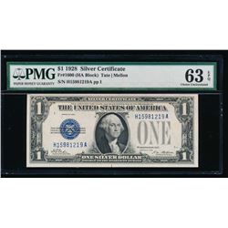 1928 $1 Silver Certificate PMG 63EPQ