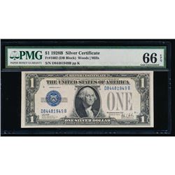 1928B $1 Silver Certificate PMG 66EPQ