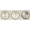 Image 2 : Lot of (3) 1886 $1 Morgan Silver Dollar Coins