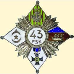 POLAND, MEDAL, 43RD BAYONNE LEGION INFANTRY REGIMENT