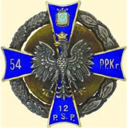 POLAND, MEDAL, 54TH KRESOWY INFANTRY RIFLE REGIMENT