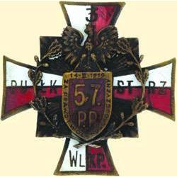 POLAND, MEDAL, 57TH WIELKOPOLSKI INFANTRY REGIMENT KING CAROL II. OF ROMANIA - II.TYPE