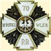 Image 1 : POLAND, MEDAL, 70TH INFANTRY REGIMENT (= 12TH WIELKOPOLSKI RIFLE REGIMENT)