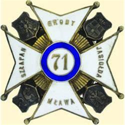 POLAND, MEDAL, 71ST INFANTRY REGIMENT