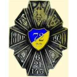 POLAND, MEDAL, 72ND INFANTRY REGIMENT (COL.CZACHOWSKI REGIMENT)