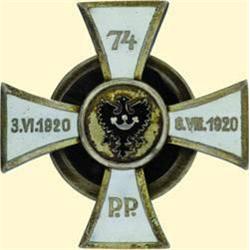 POLAND, MEDAL, 74TH GORNOSLASKI INFANTRY REGIMENT (= UPPER SILESIA)