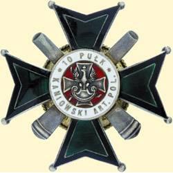 POLAND, MEDAL, 10TH KANIOWSKI FIELD ARTILLERY REGIMENT - I.TYPE