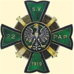 POLAND, MEDAL, 22ND FIELD ARTILLERY REGIMENT