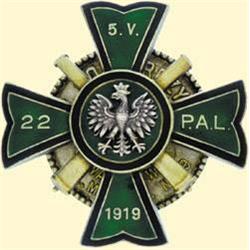 POLAND, MEDAL, 22ND LIGHT ARTILLERY REGIMENT