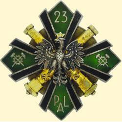 POLAND, MEDAL, 23RD LIGHT ARTILLERY REGIMENT