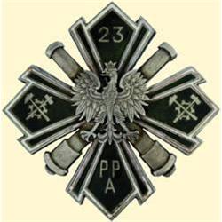 POLAND, MEDAL, 23RD FIELD ARTILLERY REGIMENT