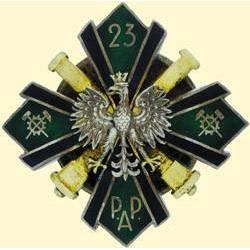 POLAND, MEDAL, 23RD FIELD ARTILLERY REGIMENT