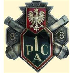 POLAND, MEDAL, 1ST HEAVY ARTILLERY REGIMENT