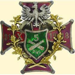 POLAND, MEDAL, 5TH HEAVY ARTILLERY REGIMENT