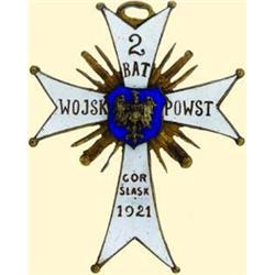 POLAND, MEDAL, 2ND BATTERY OF THE UPRISING ARMY OF UPPER SILESIA 1921