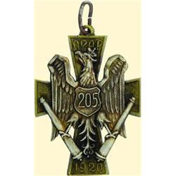 POLAND, MEDAL, 205TH VOLUNTEER FIELD ARTILLERY REGIMENT