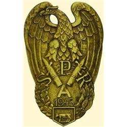 POLAND, MEDAL, RESERVE ARTILLERY WARRANT OFFICERS SCHOOL OF THE 2ND POLISH CORPS