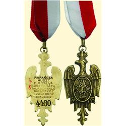 POLAND, MEDAL, HUSZT PRISONER OF WAR, 1918 (IN HUNGARY)