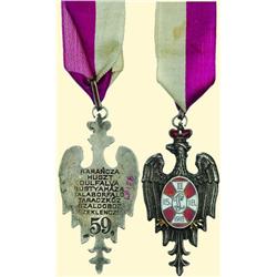 POLAND, MEDAL, HUSZT PRISONER OF WAR, 1918 (IN HUNGARY)