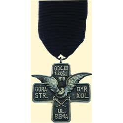 POLAND, MEDAL, III. DIVISION BEMA STREET (III.SECTOR...LWOW) - 1ST TYPE WITH SWORDS