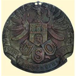 POLAND, MEDAL, CITIZENS CITY GUARDS - I.TYPE (FOR MERITS) 1919