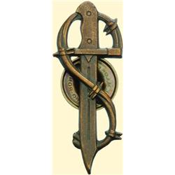 POLAND, MEDAL, COMBAT BADGE OF THE 3RD CARPATHIAN RIFLE DIVISION