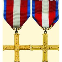 POLAND, MEDAL, ARMED ACTION CROSS OF POLISH VETERANS IN CANADA AND THE UNITED STATES - 2ND CLASS (19