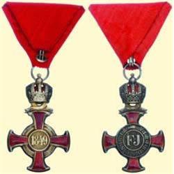 MEDALS AUSTRIA                    SILVER CROSS OF