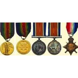 MEDALS GREAT BRITAIN               War Trio: 1914