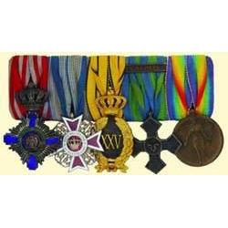 Medals Romania ROMANIAN MEDAL BAR OF ORDERS (2) A