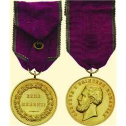 Medals Romania BENE MERENTI" MEDAL (1876), 1ST CL