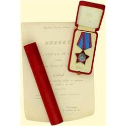 Medals Romania ORDER OF "OUTSTANDING ACHIEVEMENTS