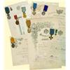 Image 1 : Medals RomaniaGROUP OF AWARDS AND DOCUMENTS OF LI