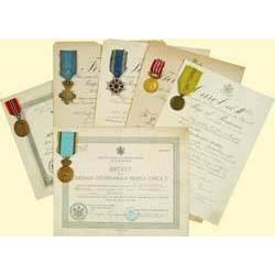 Medals Romania GROUP OF AWARDS AND DOCUMENTS OF D