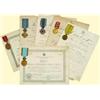 Image 1 : Medals Romania GROUP OF AWARDS AND DOCUMENTS OF D