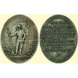 Medals Romania 50TH JUBILEE MEDAL FOR THE 1st BAT