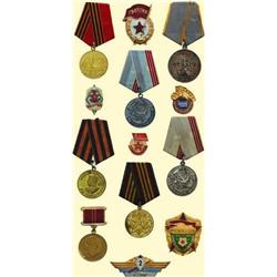 MEDALS RUSSIA                               Lot o