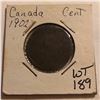 Image 1 : 1902 Canada Large 1 Cent Nice Early Coin