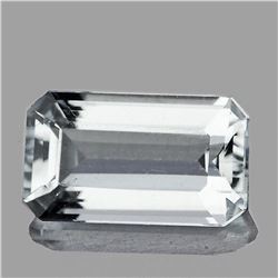NATURAL EXTREME BRILLIANCY WHITE AQUAMARINE - FLAWLESS