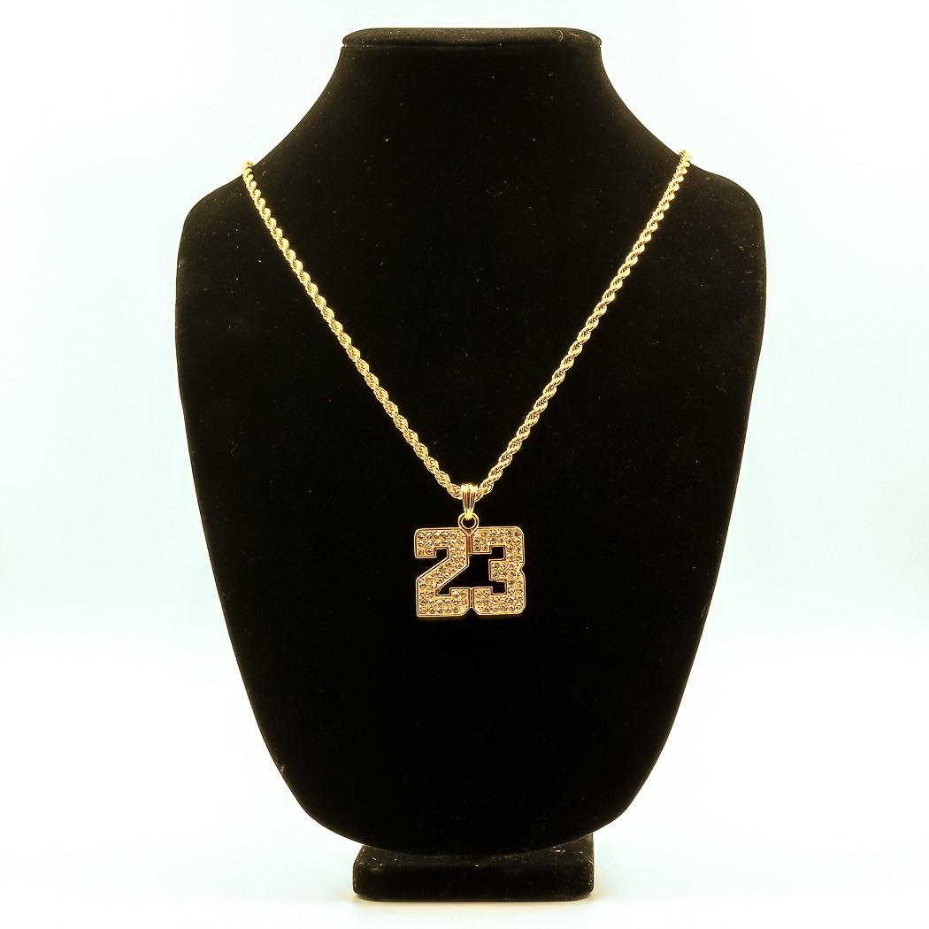 14 Kt. GOLD PLATED MICHAEL JORDAN PENDANT